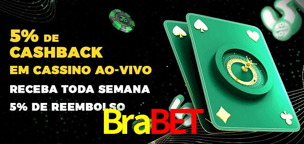 Promoções do cassino ao Vivo Brabet